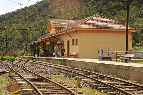 Estação de trem em Santo Antonio do Pinhal