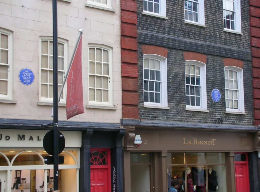 Música em Londres - Casa de Hendrix e Handel - ©Wikipedia