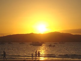 Lindo por do sol em Floripa