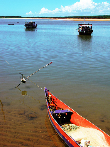 Barcos na Conceição da Barra Barcos na Conceição da Barra