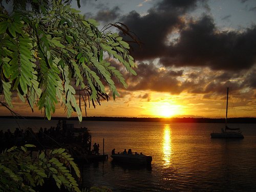 Pôr do sol em João Pessoa