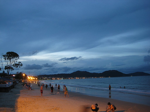 Anoitecer na Praia dos Ingleses