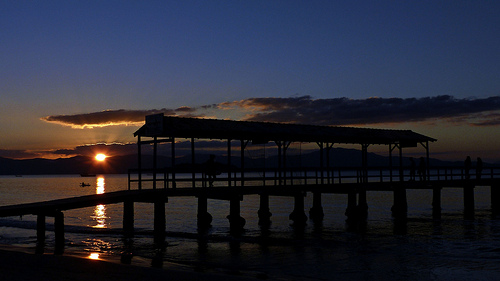 Pôr-do-sol em Canasvieiras