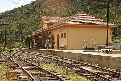 Estação de trem em Santo Antonio do Pinhal Estação de trem em Santo Antonio do Pinhal