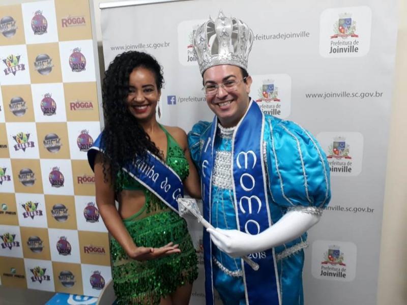 Carnaval 2019 em Santa Catarina - Rainha e Rei Momo Joinville