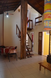 Casa com 5 quartos e piscina, Wi-Fi, à 300m da Praia de Taperapuan